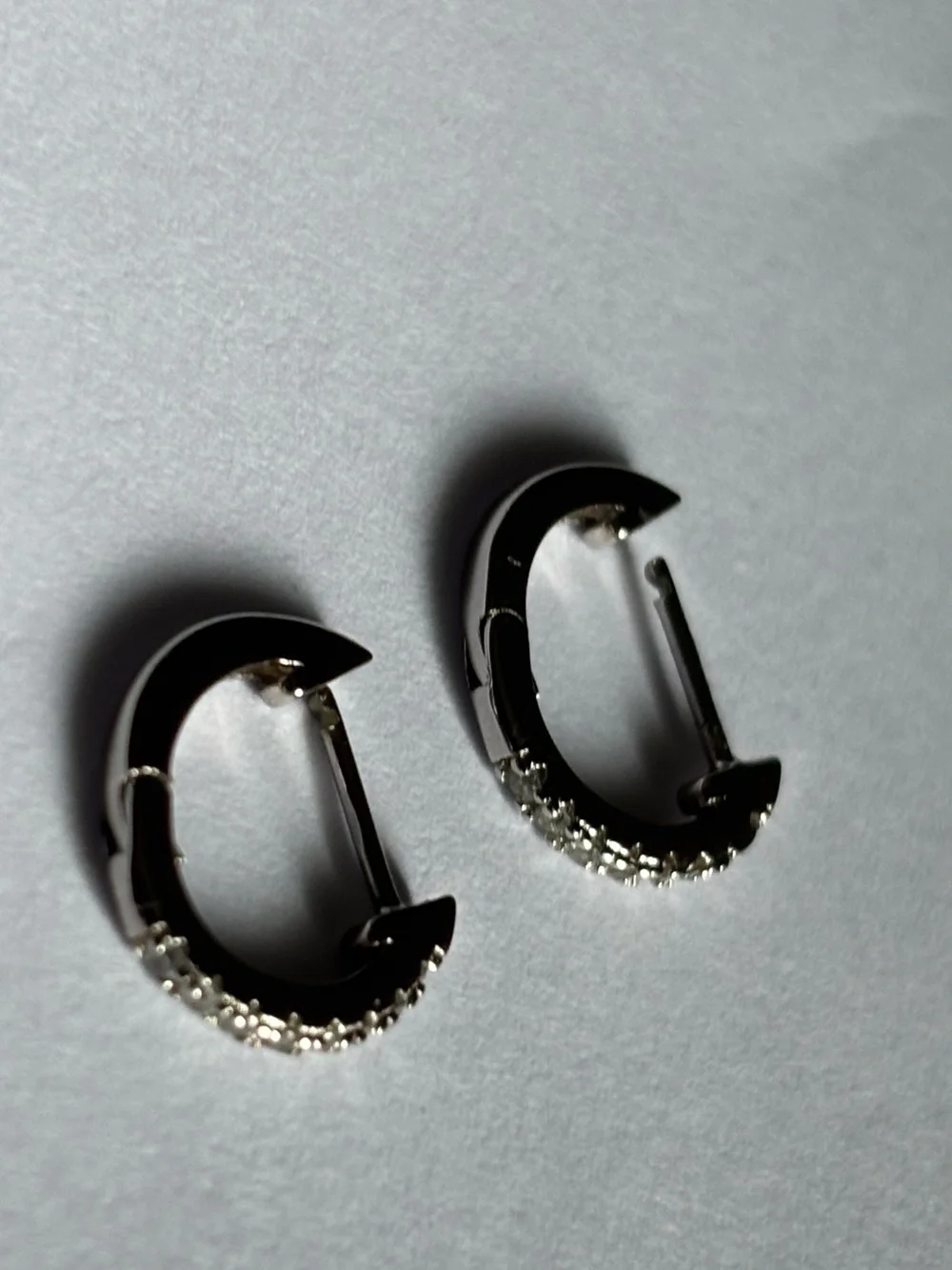 Pavoi CZ hoop earrings